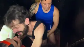 Double Trouble Pleasure: Two Hung Guys Fill Me Up Deep — Cabin Gay Porn 18+