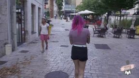 Lola diaper in public