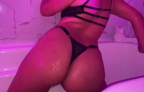 in my bathroom I'm naughty