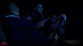 Rainy Night Rendezvous: Kylie's Nylon Surprise