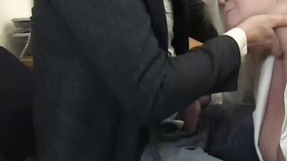 Grandma Swallowing Grandson's Load - Old Lady MILF Fucked Hard