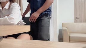 Intern Girl Willing to Serve Her Boss to Get Hired