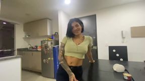 Older chick swallows young stud's thick cock&#x1F32D;, raw creampie follows (Athenea samael and eros_08)