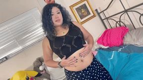 Kim Chi loves her bellybutton worshipped by YOU! POV HIDEF MOV