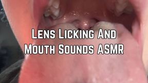 Lens Licking And Mouth Sounds With Phoenix Bates 1080p - Tongue Fetish - Extreme Close Ups - ASMR - Mouth Fetish