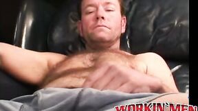 ”Mature stud jerking off until his load is ready to bust out”