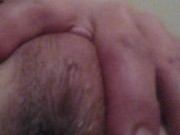 Transgirl Squeezing and Pulling Breasts and Playing with My Asshole
