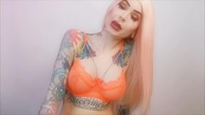 **** and spit covered caged bitch - POV
