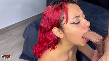 Emily Sinner - 18 Year Old Goth Colombian Emo Teen First Porn Video Ends In Creampie Latina Casting