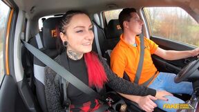 Alt bitch Sharlotte Thorne fucks driving instructor