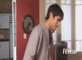 Horny gay twinks have a romantic session of anal sex