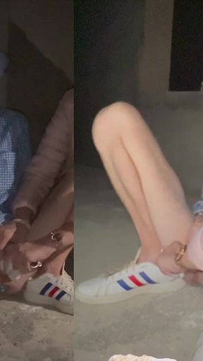 Left Alone Bound Blindfolded Naked and Exposed