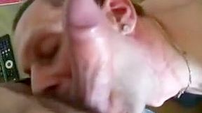 Pierced ears cocksucker in POV