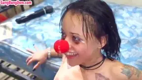 Dp Gangbang Bitch Drilled By Big Dicks In Both Holes