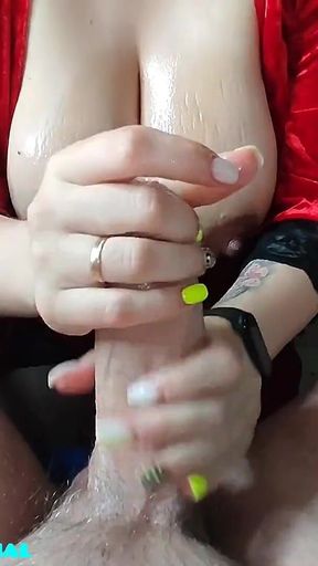 I Love Jerking off My Stepson's Big Dick