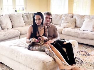 Tatted Love Island Sexy Bang with Ivy Steele your stud.