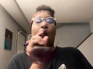 Charming black mouth training once more ‍