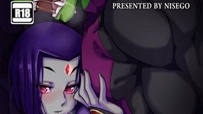 Barely Eighteens Titans : Raven screw her unleashed boyfriend for the first time