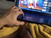 Full pornhub experience, jerk off in bed