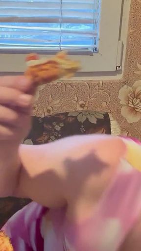 Eating and Big Belly Fetish, Burping, Farting