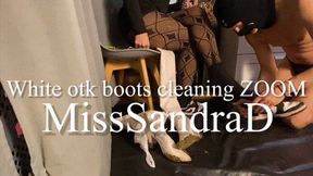 White otk boots cleaning ZOOM