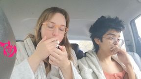 Phoenix and Circe V7: Trading smokey kisses and making out with some coughing and nose blowing