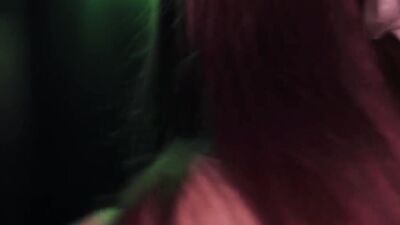 Skinny redhead girl gets banged on a piano by her teacher