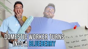 Domestic worker turns into a blueberry - Lalo Cortez
