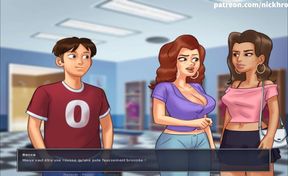 Summertime saga part 164 - alpha bitch in college ( French sub )