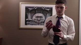 Tucker Barrett knows how to properly tease and please him