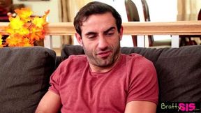 Emily Willis & Sky Pierce Get Stuffed with Stepbro's Dick for Thanksgiving Threesome