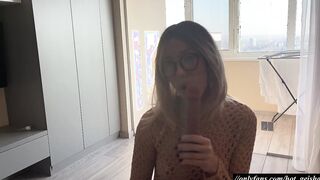 Stepmom Fucks Herself With A Vibrator, Squirts And Pisses