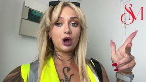 SophiaMayy sneaks onto a PUBLIC building site &amp; FUCKS pussy with dildo