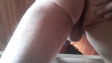 Love to be used. Hogtied in high heels, blinfdolded and throat fucked for 30 minutes, cum swallow