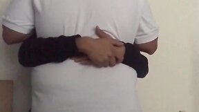Hot office licking: closeup kissing and horny twink amateur blowjob