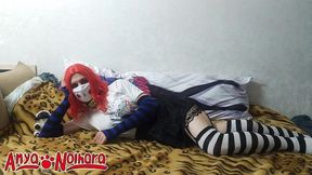 anya - first time, i ll just show my legs in stockings a little bit