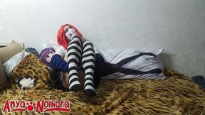 anya - first time, i ll just show my legs in stockings a little bit