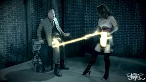 ”Behind the Scenes of Wonder Female: A XXX Parody with Tgirl Chanel Santini”