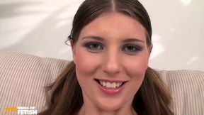 Hot Teen Gives a Nice Tits Job and Gets Her Pussy Hammered by a Experienced Dude