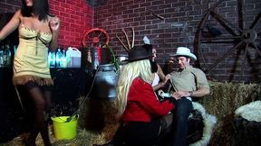 amy azurra leads kat lee and kit lee through a hot foursome fuck