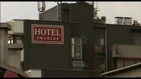Pilot and stewardess get dirty in hotel room