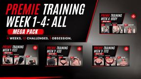 PREMIE TRAINING WEEK 1-4 ALL - Premature Ejaculation MEGA PACK by Sadistichoneyb Miss Honey