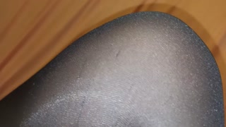 Black pantyhose pussy