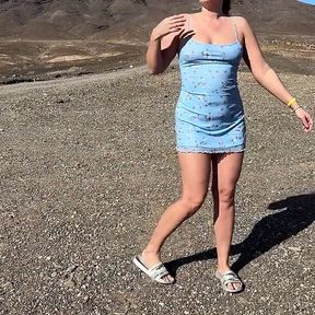 Standing Outdoor Pee on the Street