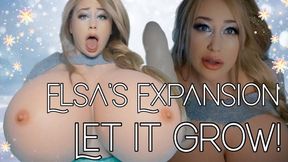Let it GROW - ELSA COSPLAY BREAST EXPANSION