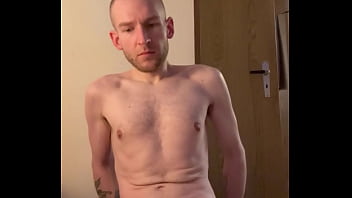 Hungarian big cock man handle his cucumber