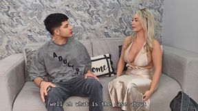 Big-titted lawyer charges her fees with a cock - Danner Mendez &amp; Tatiana Alvarez