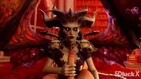 Solanis Tempting 3D Journey Ignites Steamy Blowjob Ecstasy