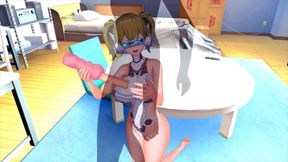 Female Robot Assists Her Owner with Cleanup Post-Sex Adventure Fantasy