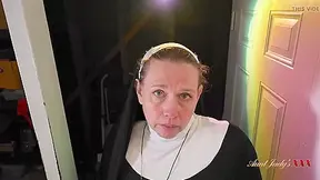 Naughty Horny Mature Nun Autumn Fucks